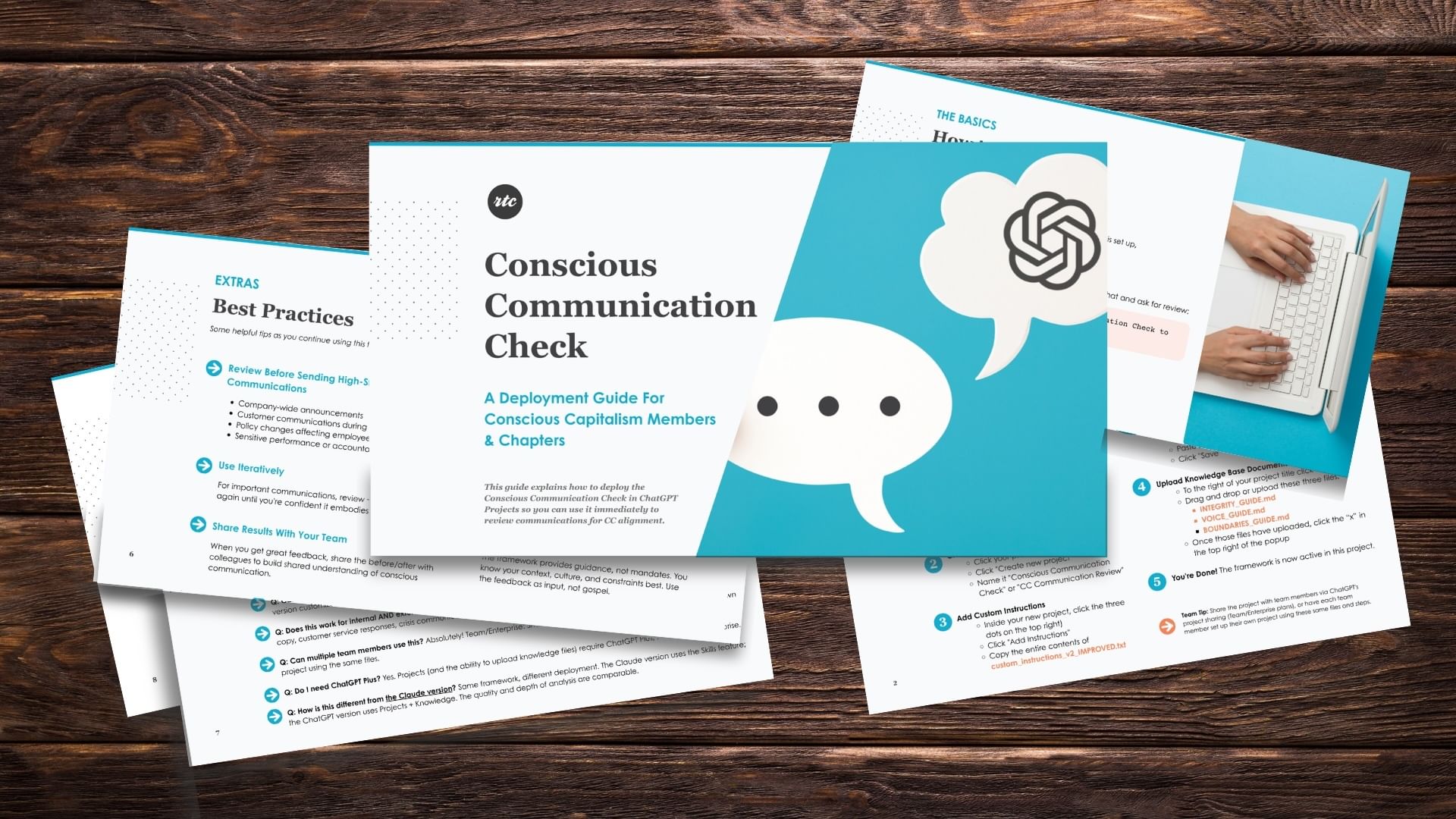 Chat GPT Conscious Com Check Mockup Graphics