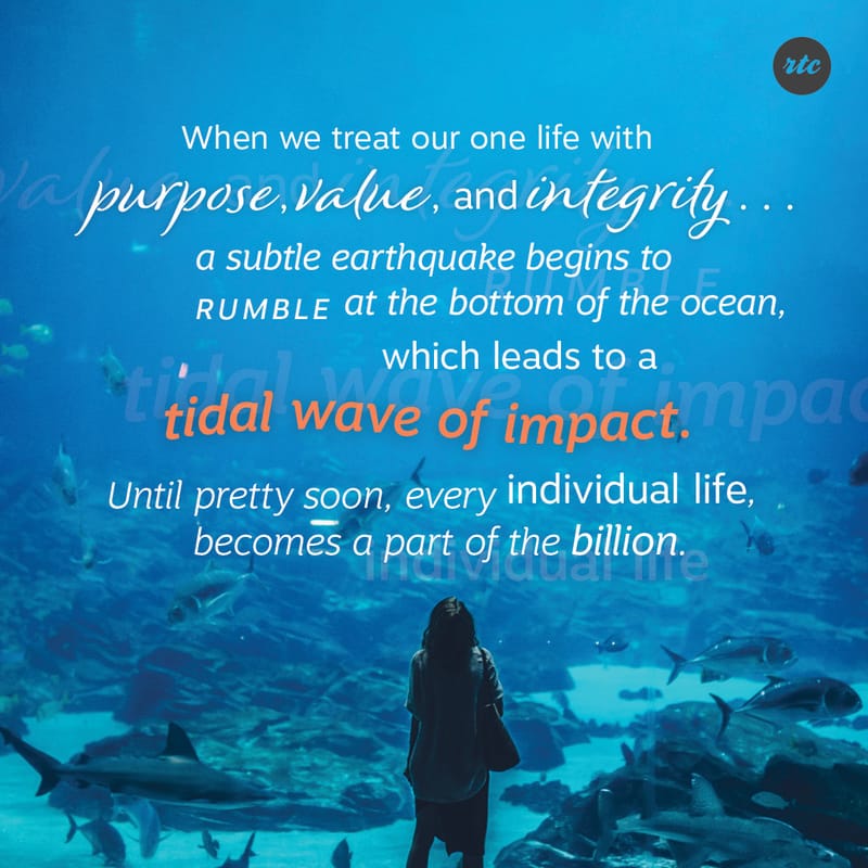 Making a tidal wave impact