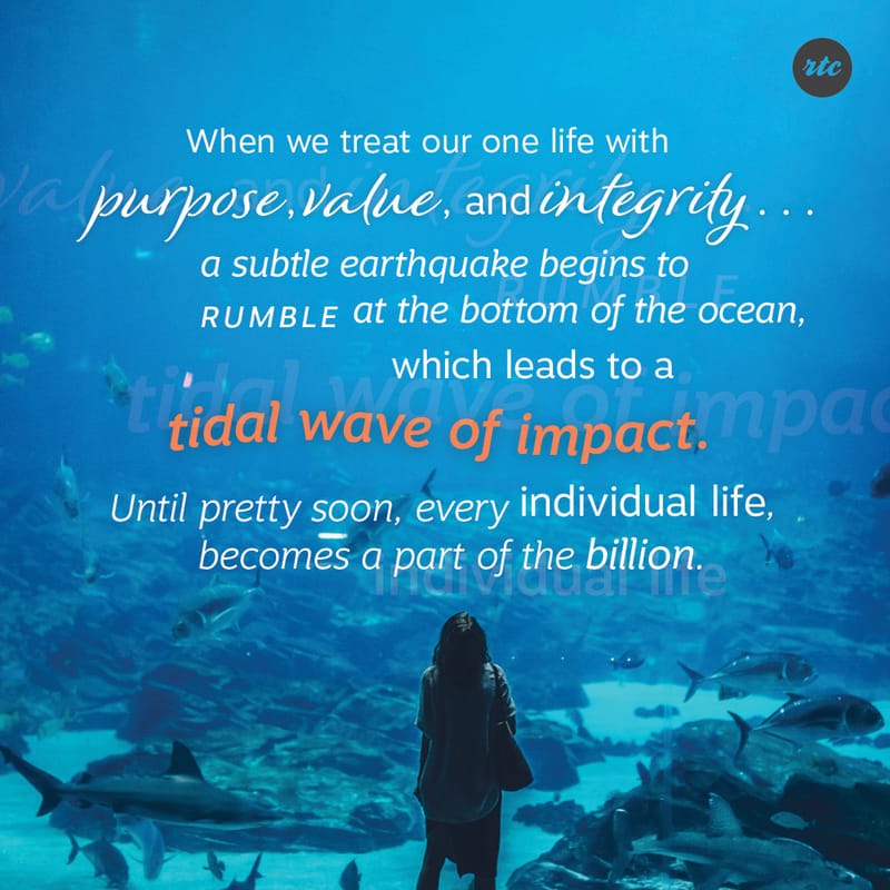 Making a tidal wave impact