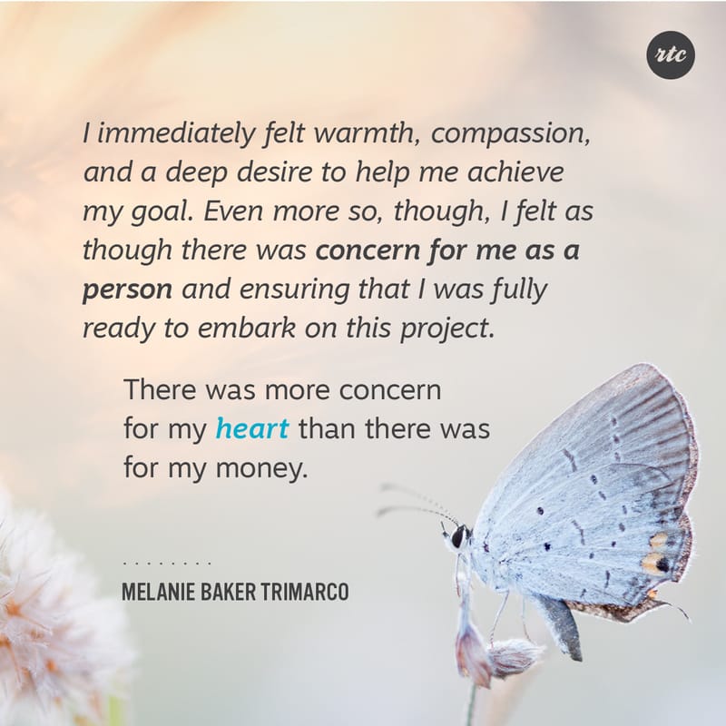Testimonial From Melanie Baker Trimarco