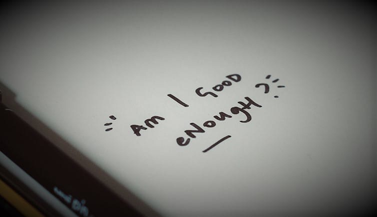 Am I good enough handwritten