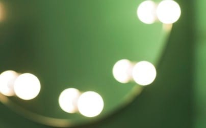 Blurry image of mirror with lights